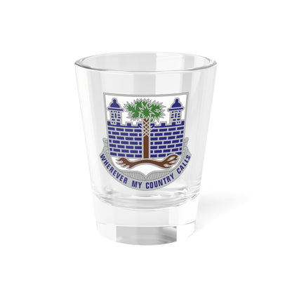 Verre à liqueur du 118e régiment d'infanterie (armée américaine) 1,5 oz