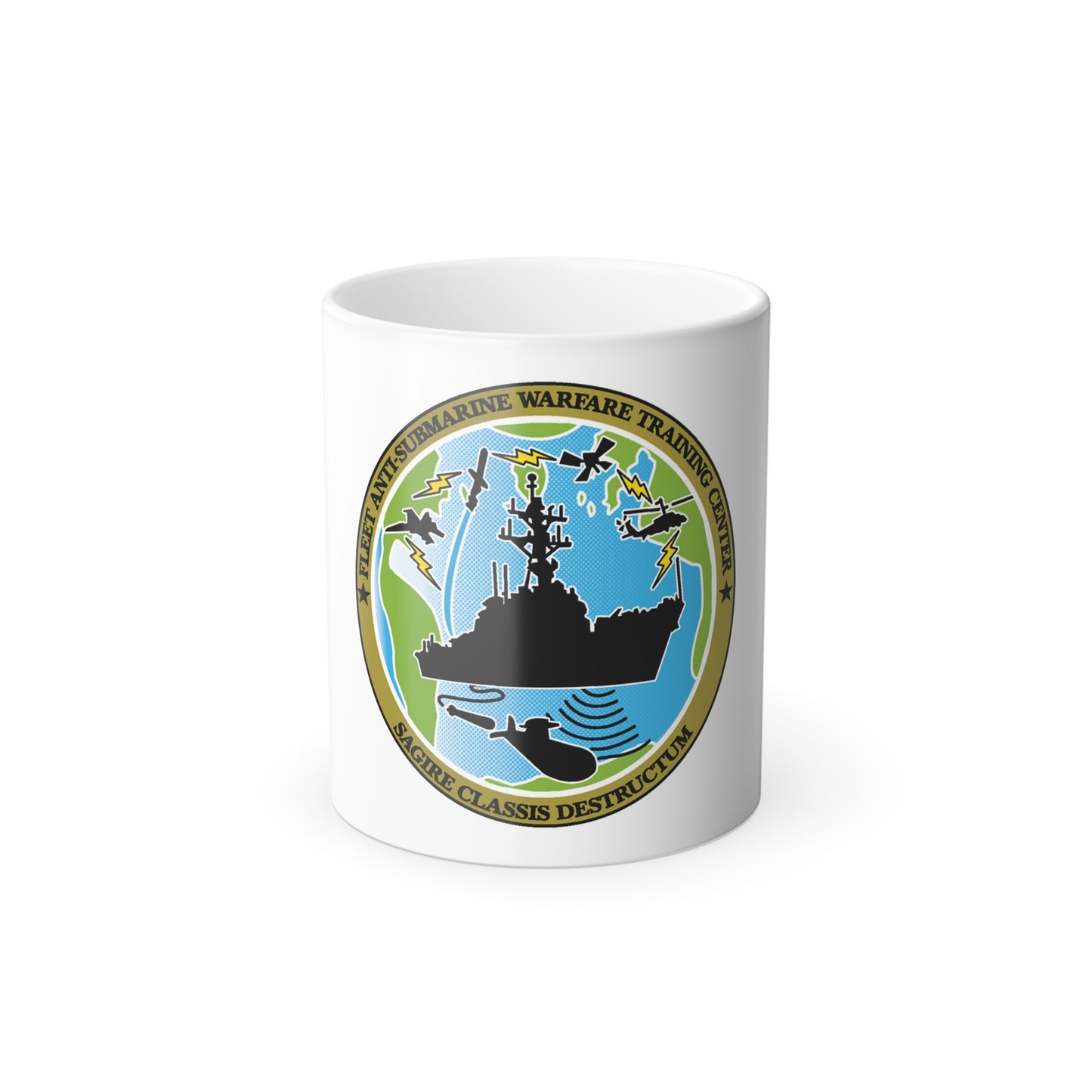 Fleet Anti Submarine Warfare Training Center (U.S. Navy) Color Changing Mug 11oz