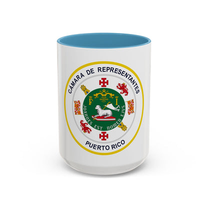 Seal of Puerto Rico House of Representatives - Accent Coffee Mug