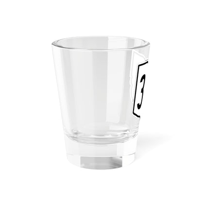 OH-387 1960 (Ohio) (Road Sign) Shot Glass 1.5oz