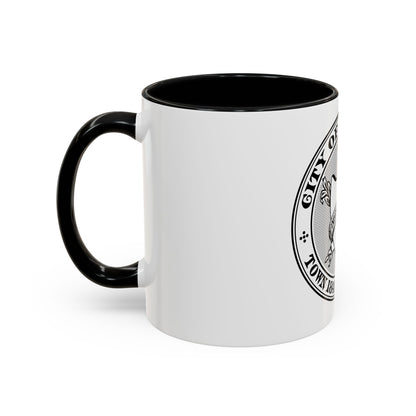 Seal of Chicopee Massachusetts - Accent Coffee Mug