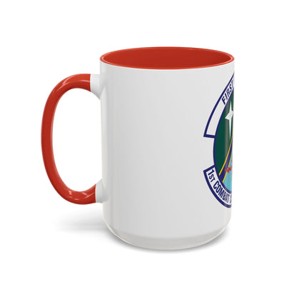 1st Combat Communications Squadron (U.S. Air Force) Accent Coffee Mug