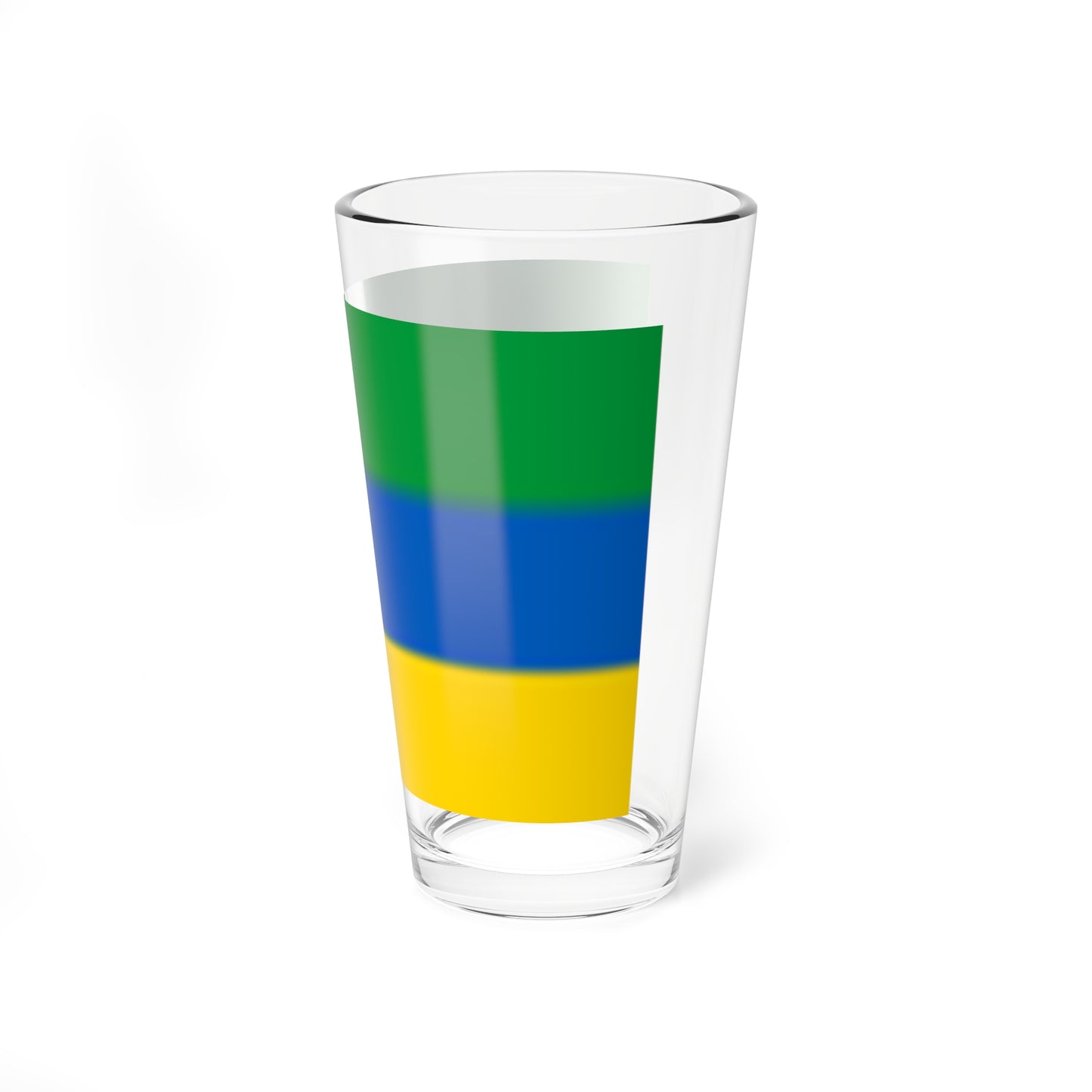 Flag of Nyzhnie Luhansk Oblast (Ukraine) Pint Glass 16oz