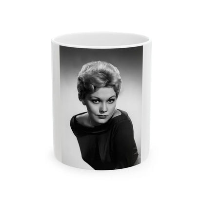 Kim Novak #271 (Vintage Female Icon) White Coffee Mug-11oz-Go Mug Yourself