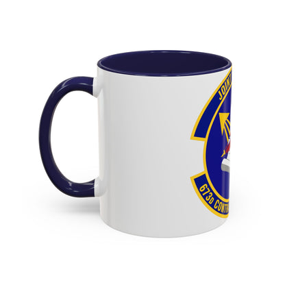 673d Contracting Squadron (U.S. Air Force) Accent Coffee Mug