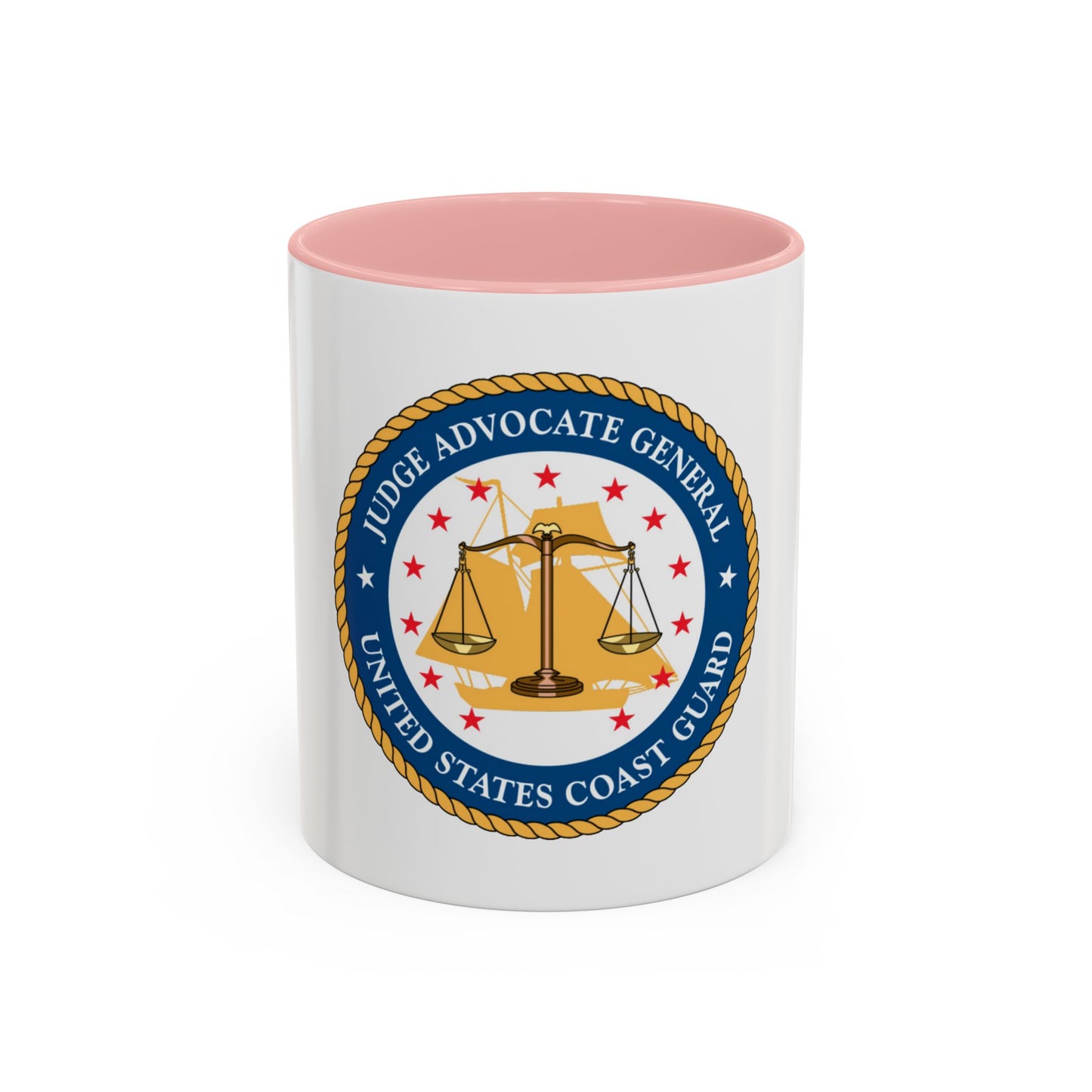 USCG Judge Advocate General (U.S. Coast Guard) Accent Coffee Mug