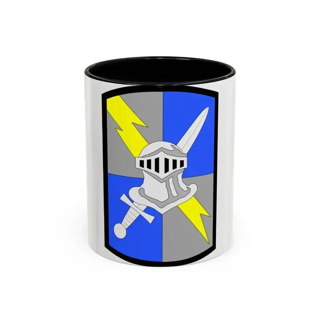 513th Military Intelligence Brigade (U.S. Army) Accent Coffee Mug 11oz Black - Go Mug Yourself