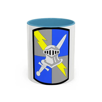 513th Military Intelligence Brigade (U.S. Army) Accent Coffee Mug 11oz Light Blue - Go Mug Yourself