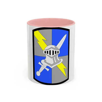 513th Military Intelligence Brigade (U.S. Army) Accent Coffee Mug 11oz Pink - Go Mug Yourself