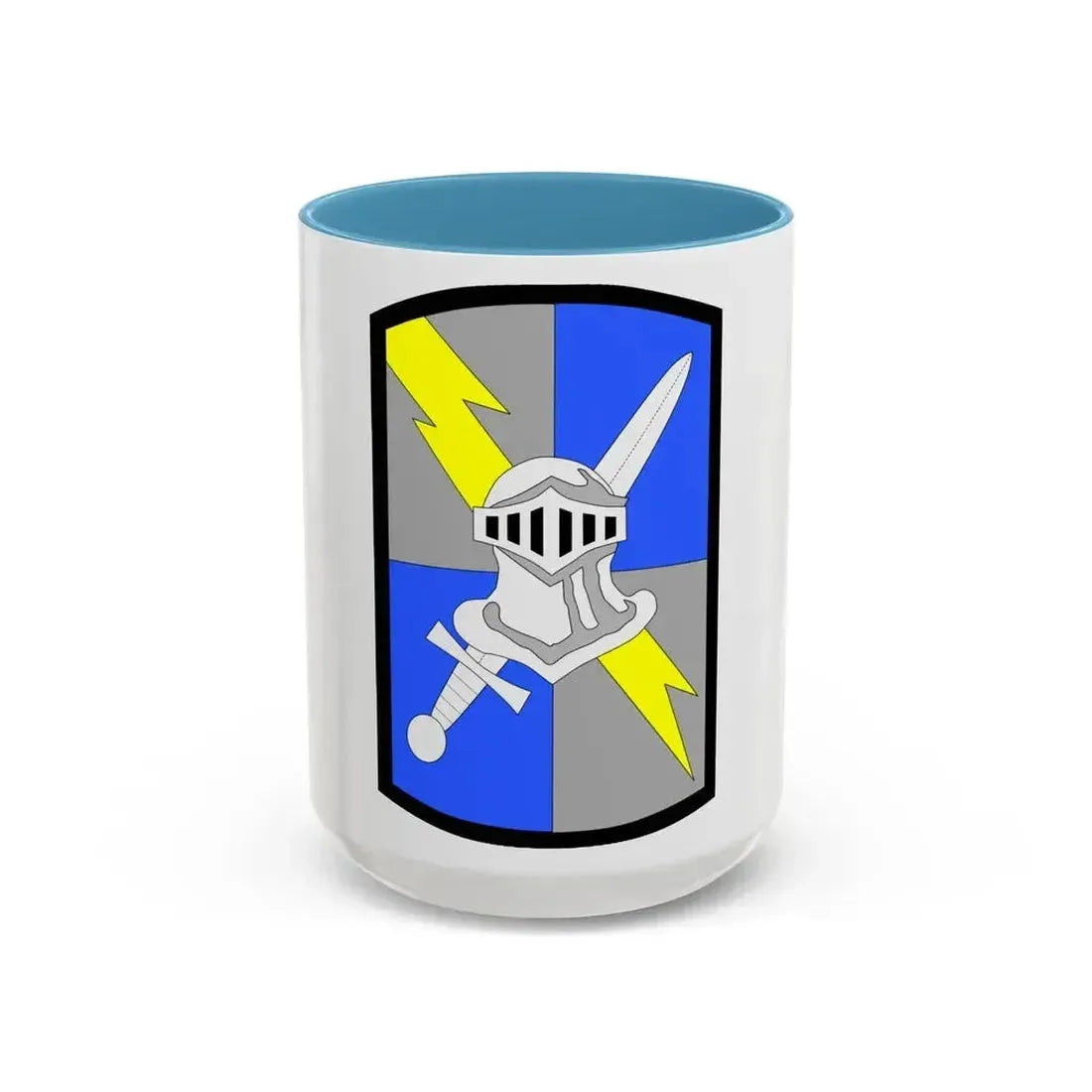513th Military Intelligence Brigade (U.S. Army) Accent Coffee Mug 15oz Light Blue - Go Mug Yourself
