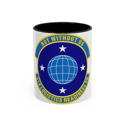 514 Logistics Readiness Squadron AFRC (U.S. Air Force) Accent Coffee Mug 11oz Black - Go Mug Yourself