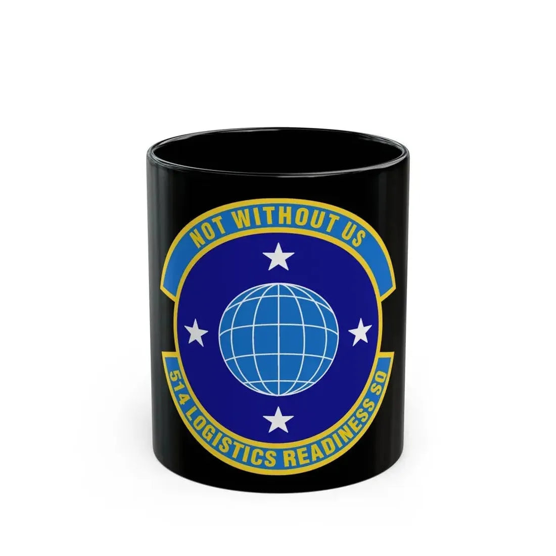 514 Logistics Readiness Squadron AFRC (U.S. Air Force) Black Coffee Mug 11oz - Go Mug Yourself