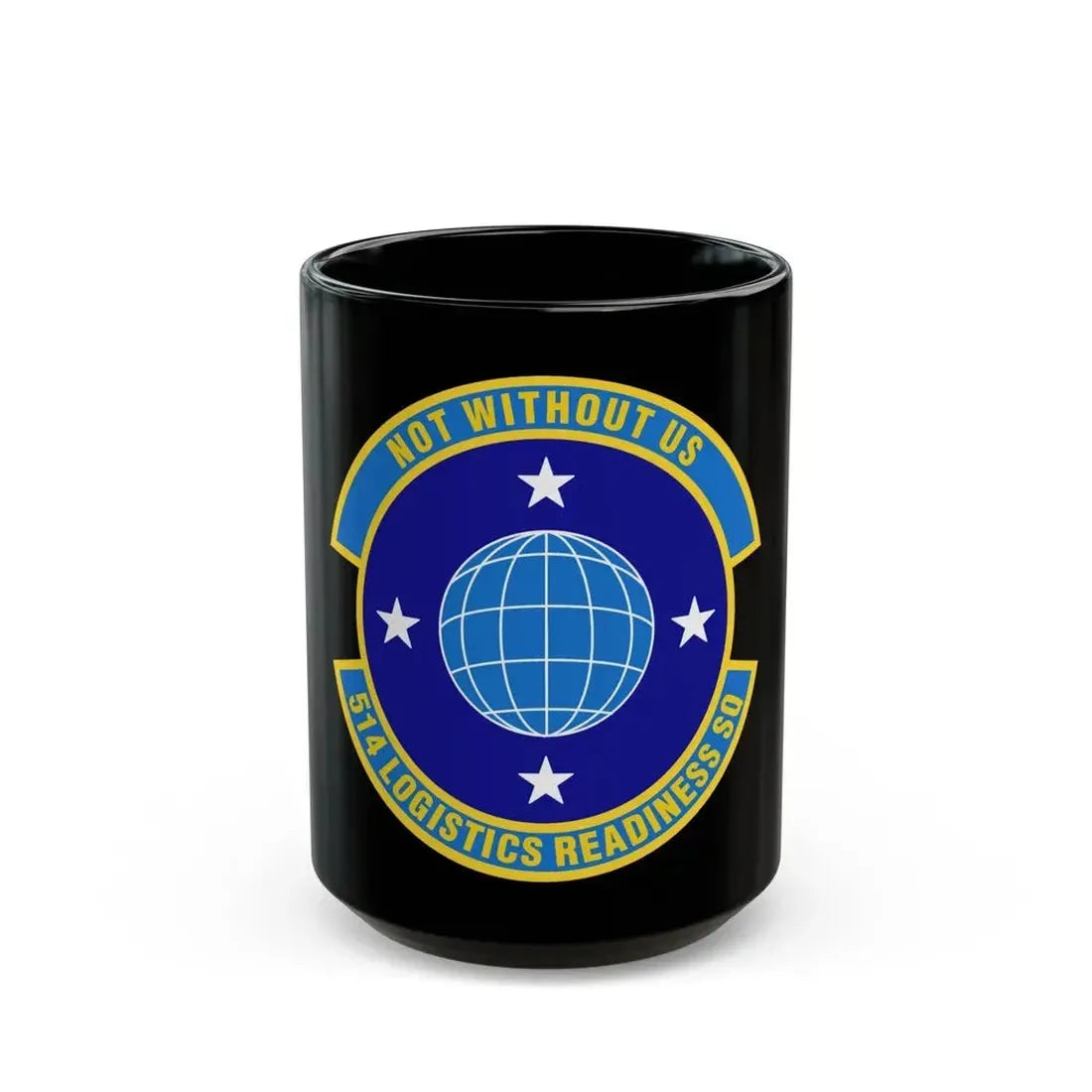 514 Logistics Readiness Squadron AFRC (U.S. Air Force) Black Coffee Mug 15oz - Go Mug Yourself