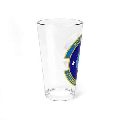 514 Logistics Readiness Squadron AFRC (U.S. Air Force) Pint Glass 16oz - Go Mug Yourself