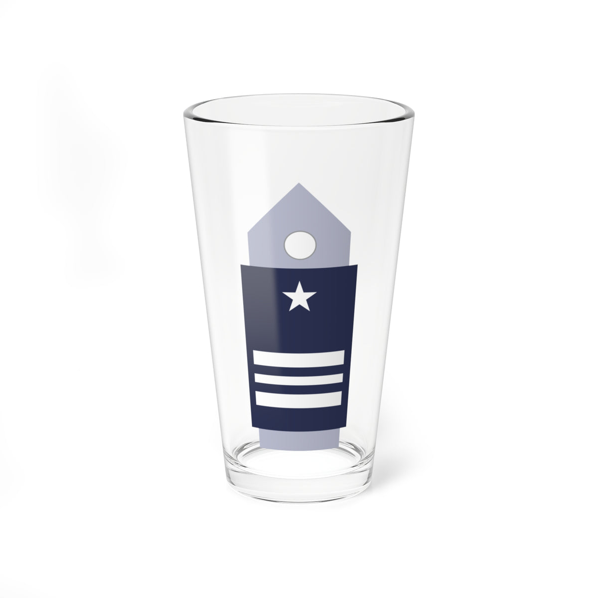SS.OO.7.  CDE (Chile) (Military Rank) Pint Glass 16oz