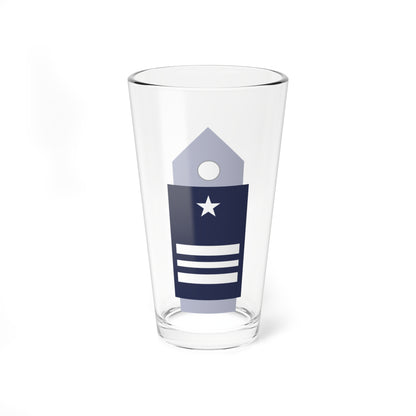SS.OO.7.  CDE (Chile) (Military Rank) Pint Glass 16oz