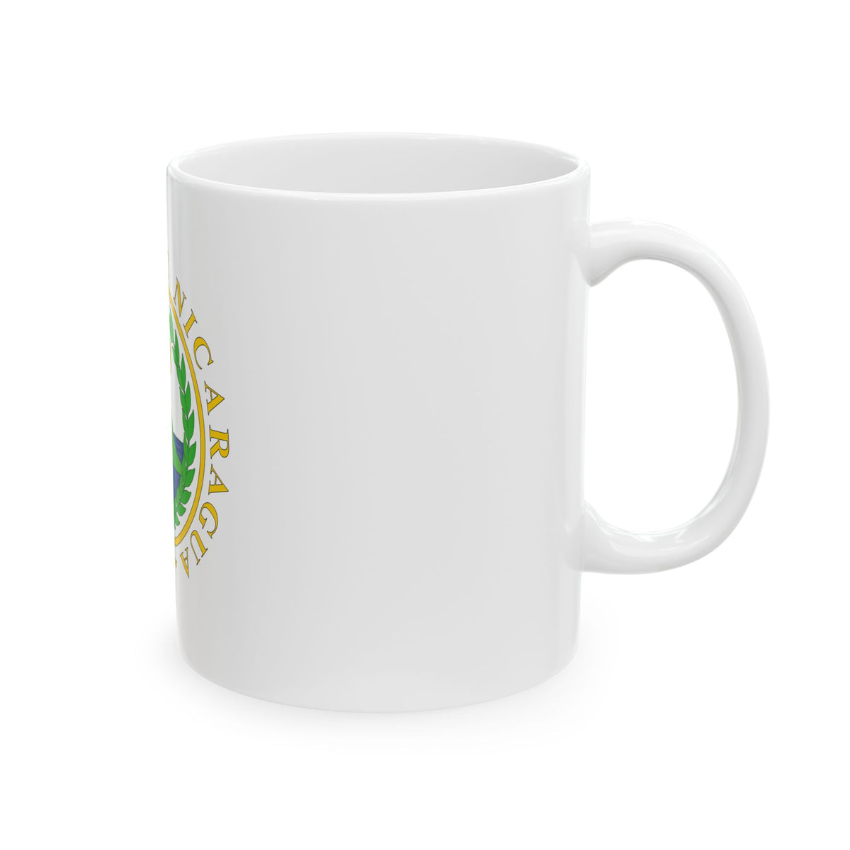 Coat of arms of Nicaragua (1854) - White Coffee Mug