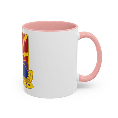 593rd Field Artillery Battalion (U.S. Army) Accent Coffee Mug