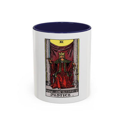 Justice (Tarot Card) Accent Coffee Mug