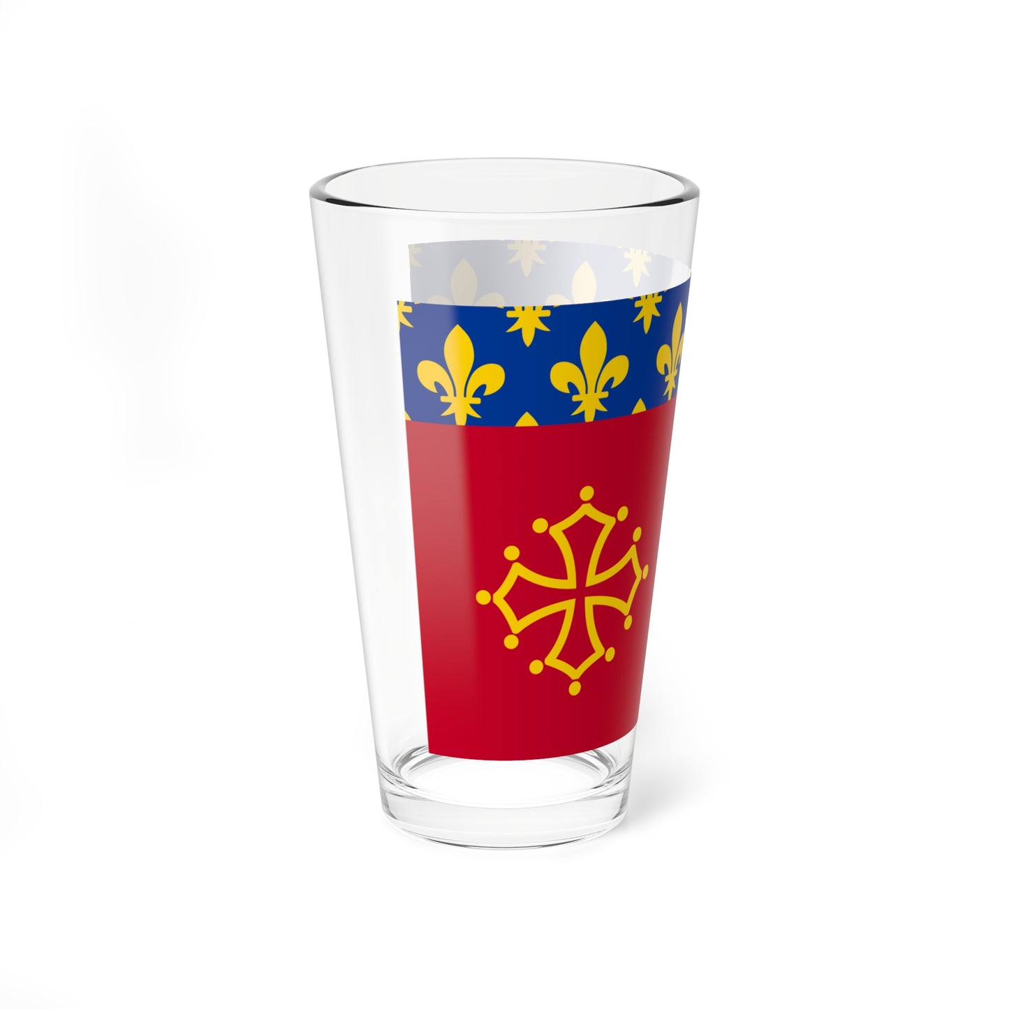 Flag of Hautes-Alpes (France) Pint Glass 16oz