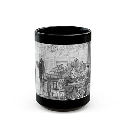 Fancy Town (2) - Black Coffee Mug