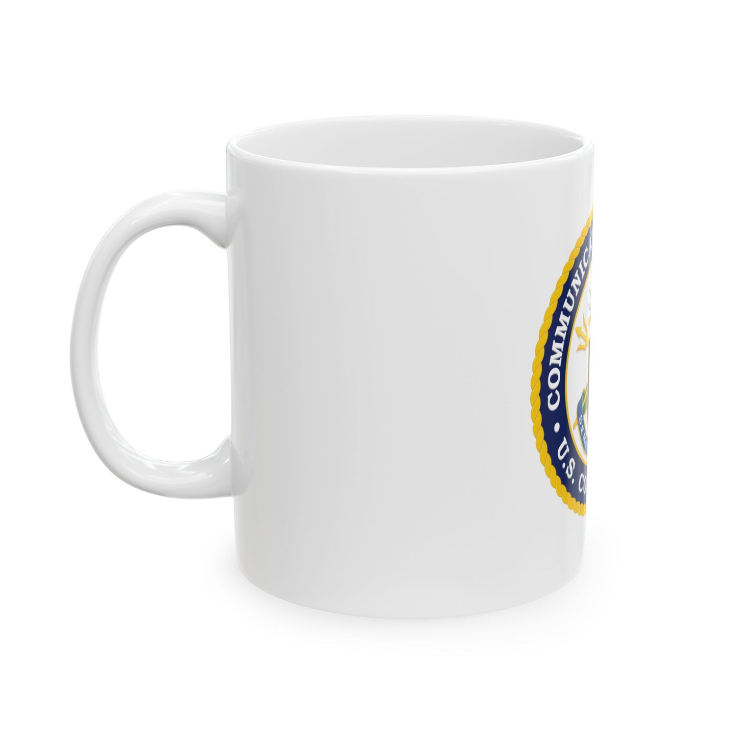 USCG Communications Command (U.S. Coast Guard) White Coffee Mug