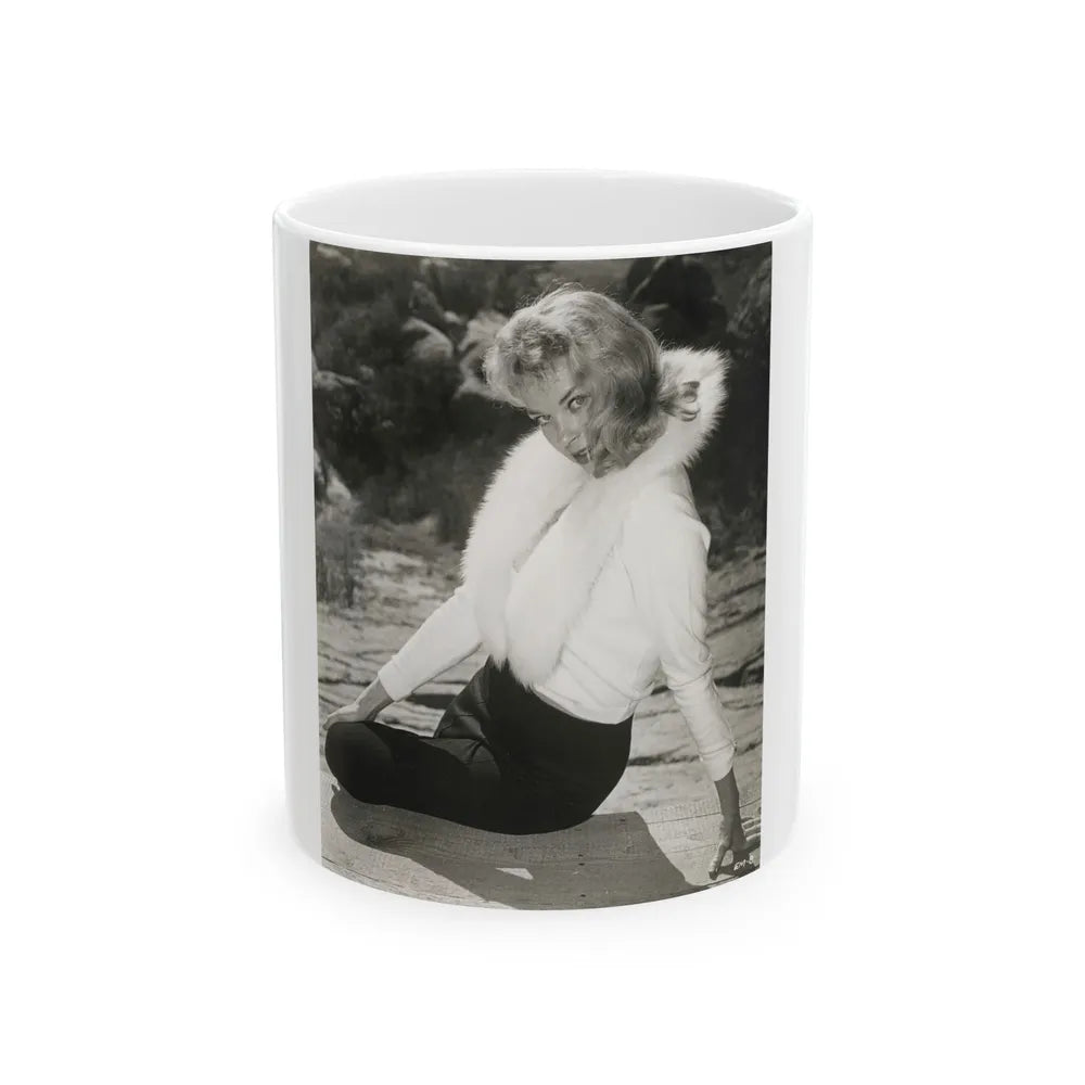 Eve Meyer #45 (Vintage Female Icon) White Coffee Mug-11oz-Go Mug Yourself