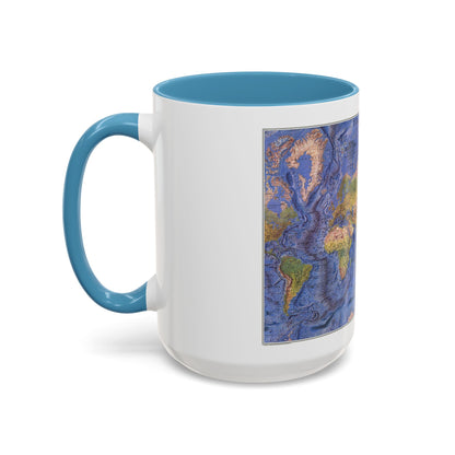 World Ocean Floor (1981) (Map) Accent Coffee Mug