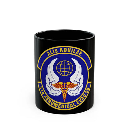 514th Aeromedical Evacuation Squadron (U.S. Air Force) Black Coffee Mug-11oz-Go Mug Yourself