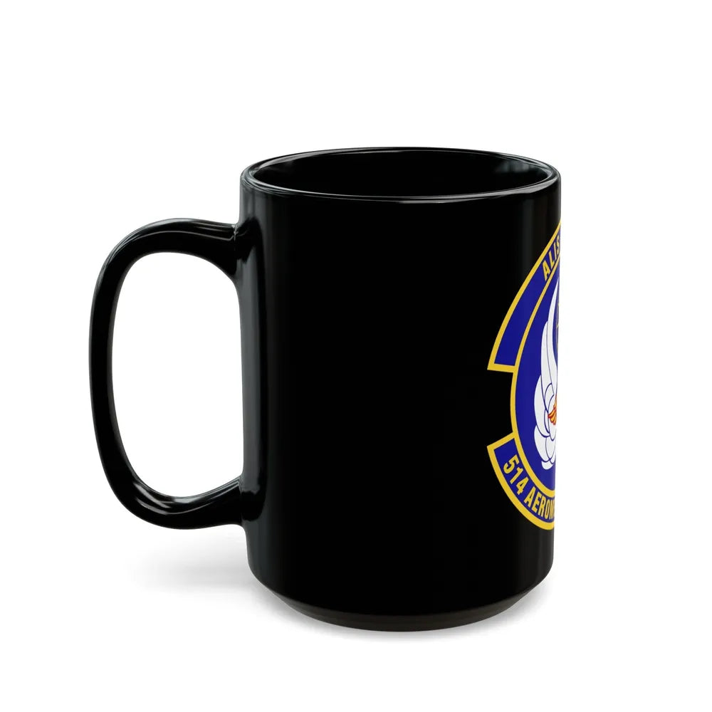 514th Aeromedical Evacuation Squadron (U.S. Air Force) Black Coffee Mug-Go Mug Yourself