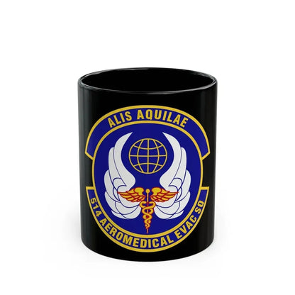 514th Aeromedical Evacuation Squadron (U.S. Air Force) Black Coffee Mug 11oz - Go Mug Yourself