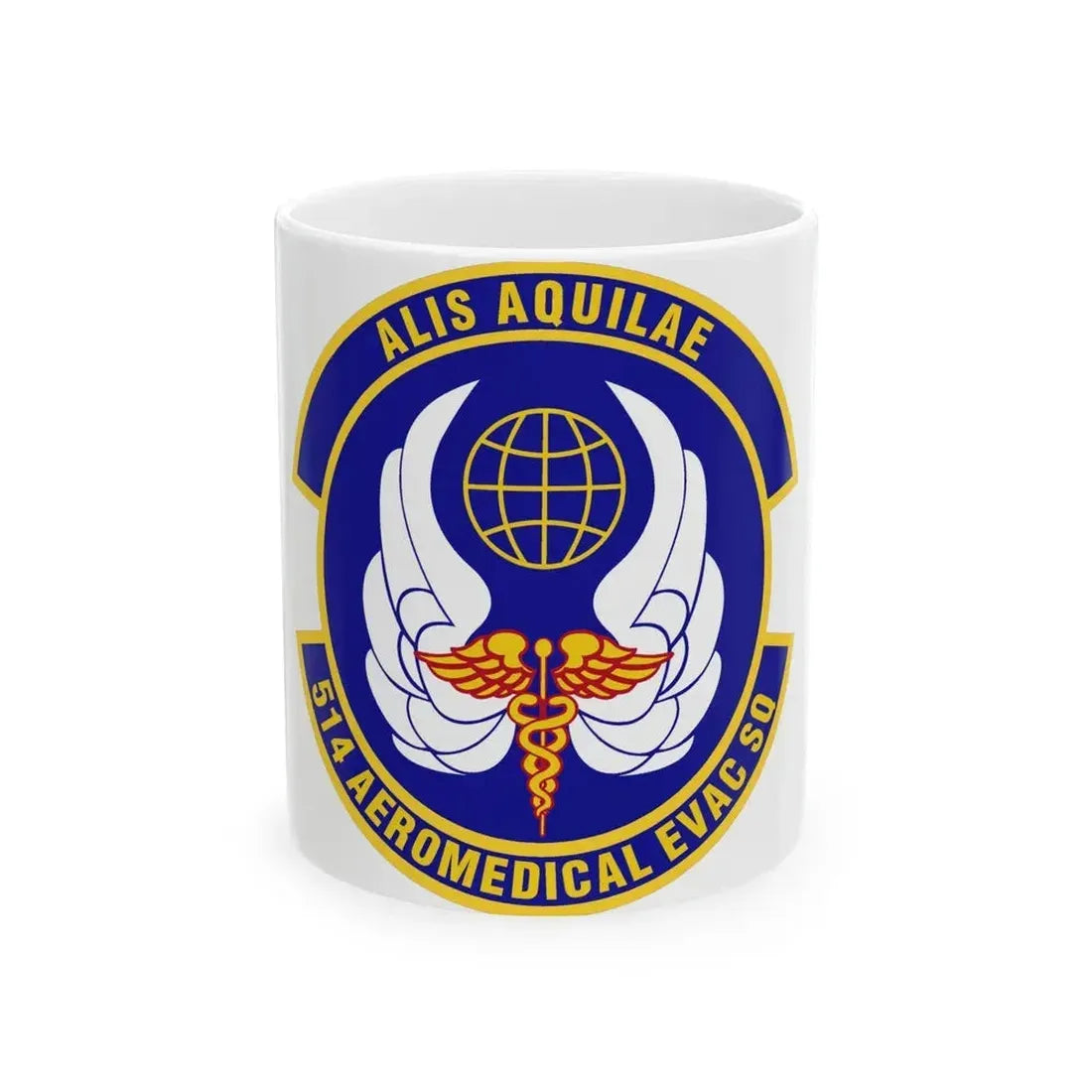 514th Aeromedical Evacuation Squadron (U.S. Air Force) White Coffee Mug 11oz - Go Mug Yourself