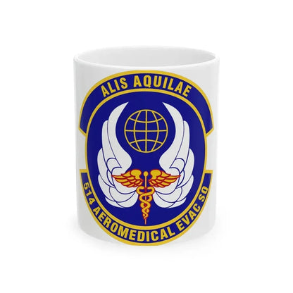 514th Aeromedical Evacuation Squadron (U.S. Air Force) White Coffee Mug 11oz - Go Mug Yourself
