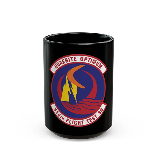 514th Flight Test Squadron (U.S. Air Force) Black Coffee Mug-15oz-Go Mug Yourself