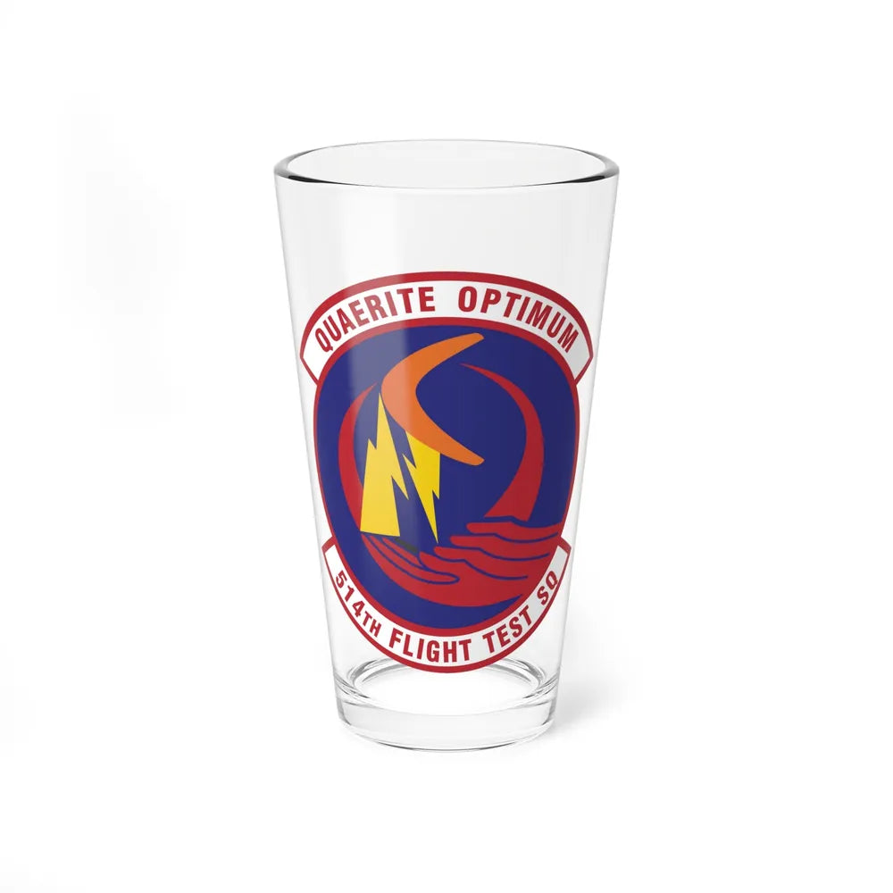 514th Flight Test Squadron (U.S. Air Force) Pint Glass 16oz-16oz-Go Mug Yourself