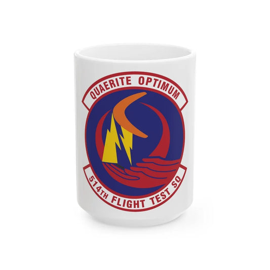 514th Flight Test Squadron (U.S. Air Force) White Coffee Mug-15oz-Go Mug Yourself