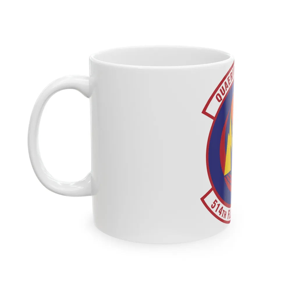 514th Flight Test Squadron (U.S. Air Force) White Coffee Mug-Go Mug Yourself