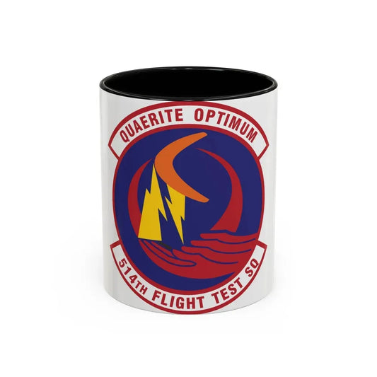 514th Flight Test Squadron (U.S. Air Force) Accent Coffee Mug 11oz Black - Go Mug Yourself