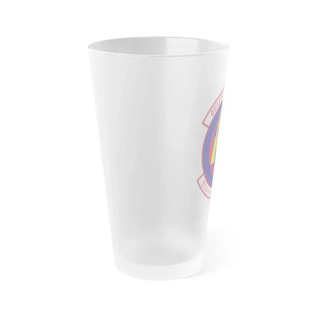 514th Flight Test Squadron (U.S. Air Force) Frosted Pint Glass 16oz - Go Mug Yourself