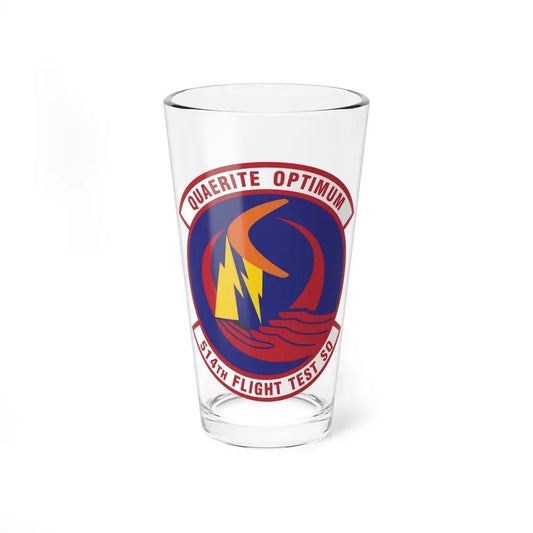 514th Flight Test Squadron (U.S. Air Force) Pint Glass 16oz 16oz - Go Mug Yourself
