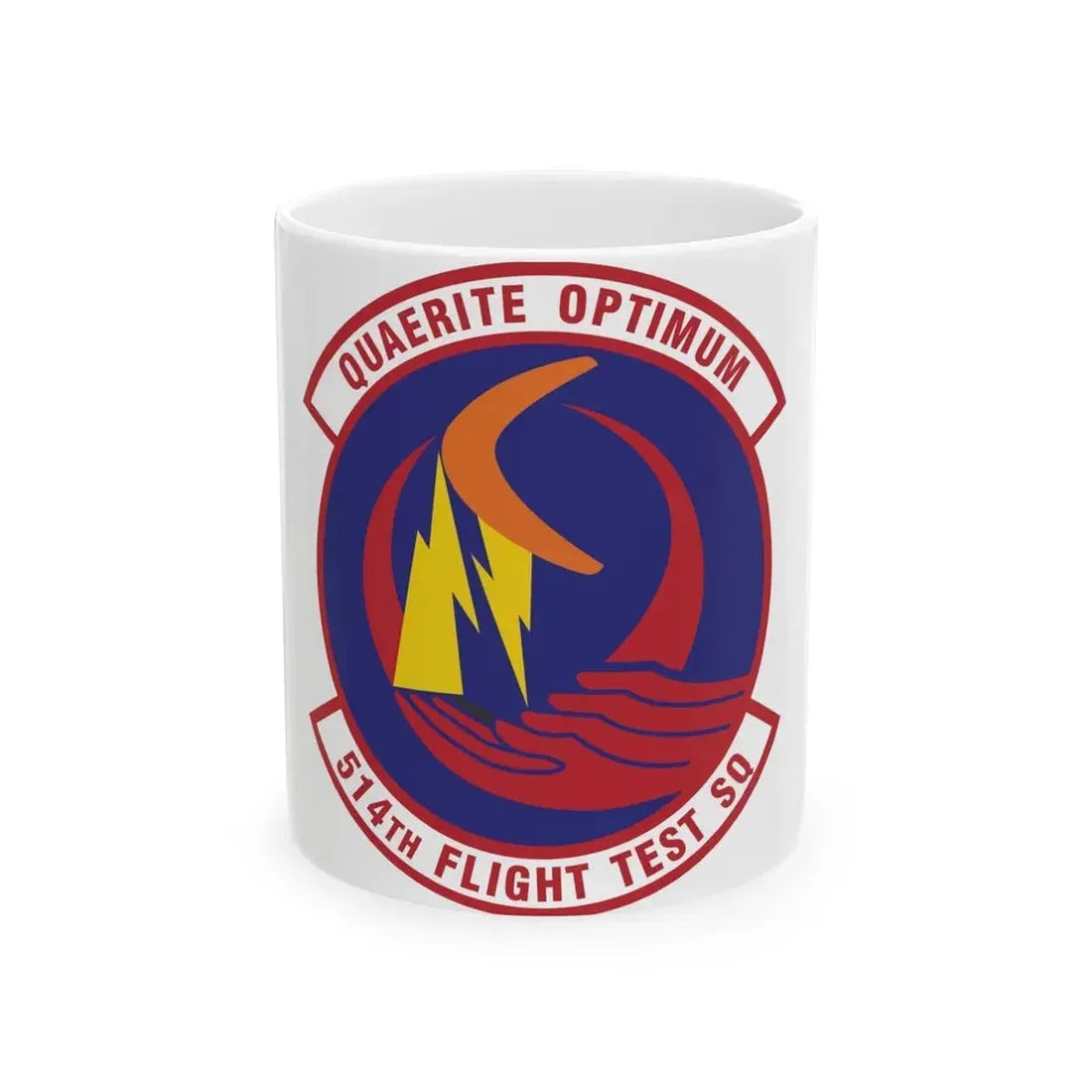 514th Flight Test Squadron (U.S. Air Force) White Coffee Mug 11oz - Go Mug Yourself