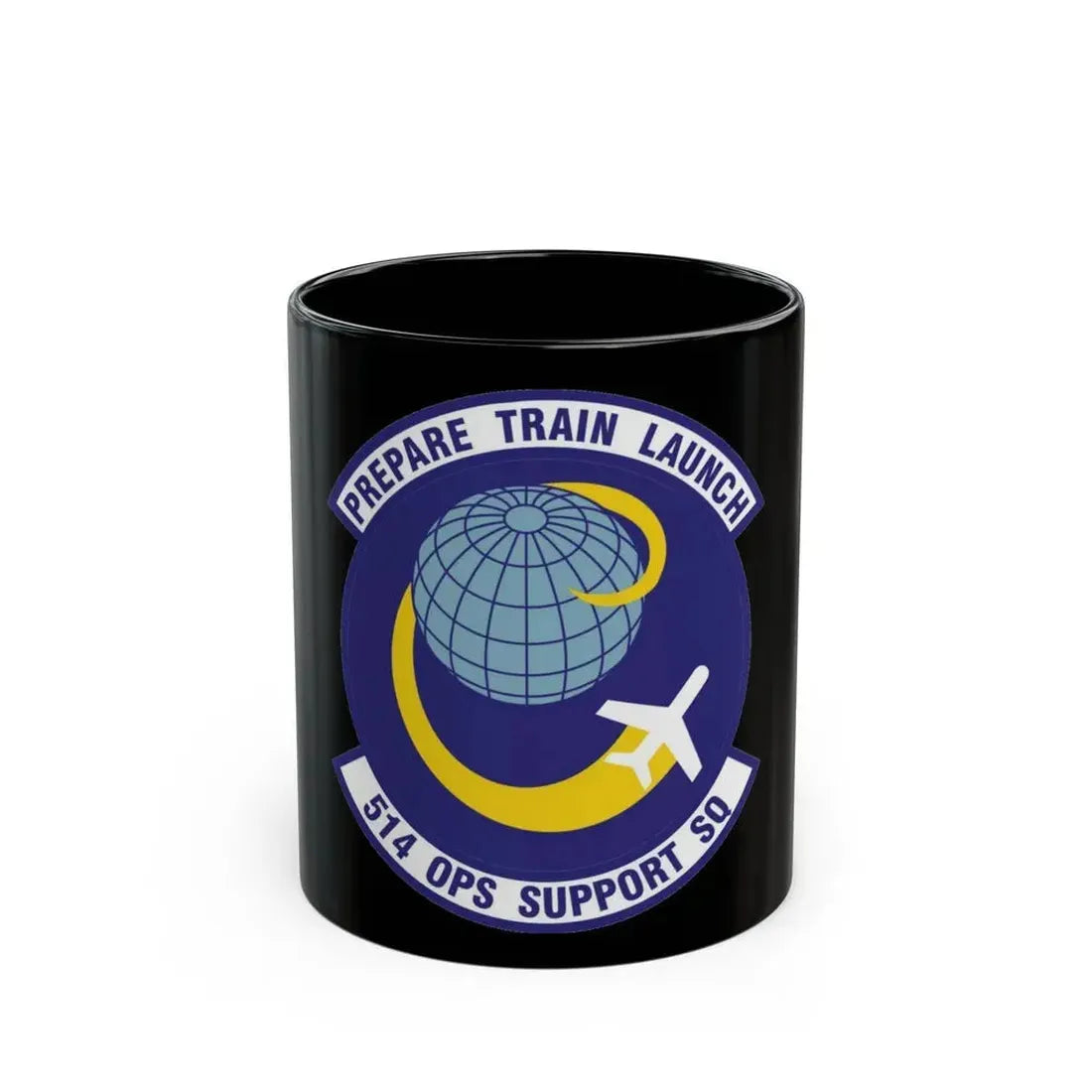 514th Operations Support Squadron (U.S. Air Force) Black Coffee Mug 11oz - Go Mug Yourself