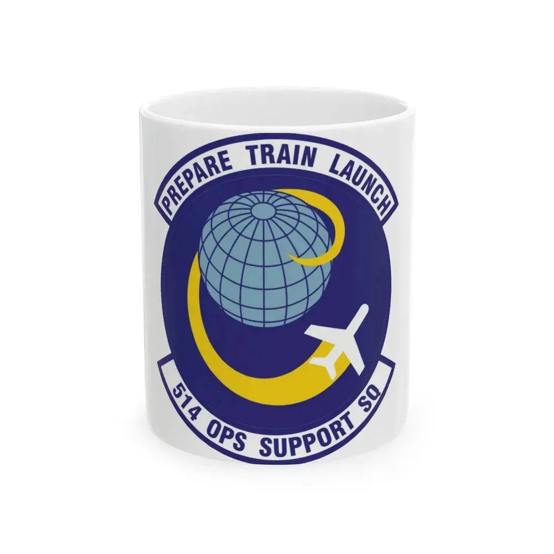 514th Operations Support Squadron (U.S. Air Force) White Coffee Mug 11oz - Go Mug Yourself