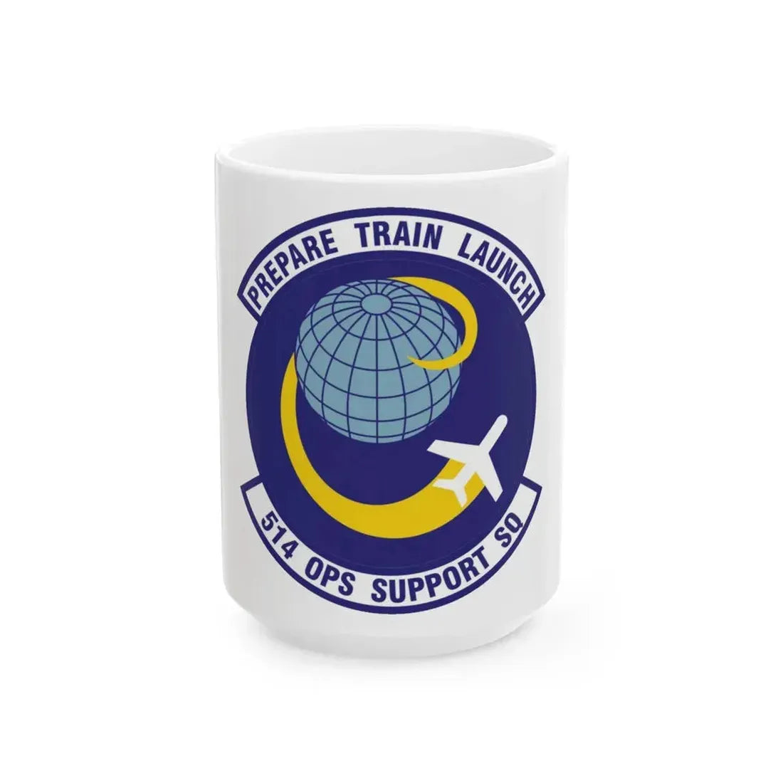 514th Operations Support Squadron (U.S. Air Force) White Coffee Mug 15oz - Go Mug Yourself