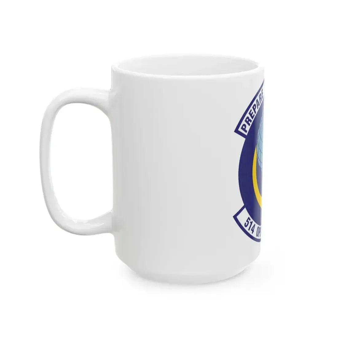 514th Operations Support Squadron (U.S. Air Force) White Coffee Mug - Go Mug Yourself
