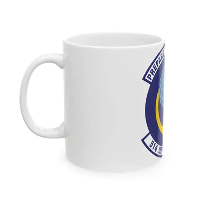 514th Operations Support Squadron (U.S. Air Force) White Coffee Mug - Go Mug Yourself