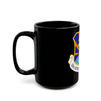 515 Air Mobility Operations Wing AMC (U.S. Air Force) Black Coffee Mug-Go Mug Yourself