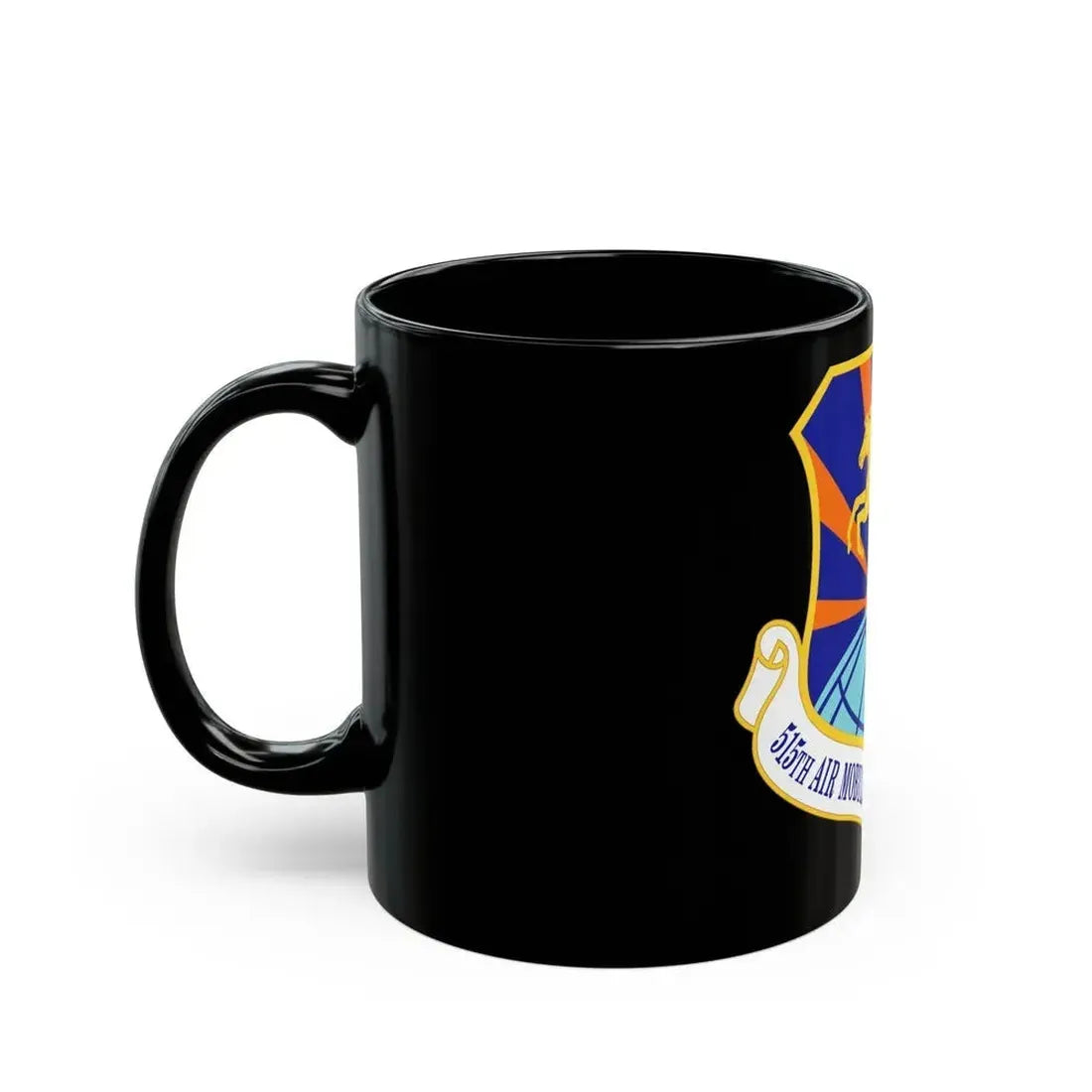 515 Air Mobility Operations Wing AMC (U.S. Air Force) Black Coffee Mug - Go Mug Yourself