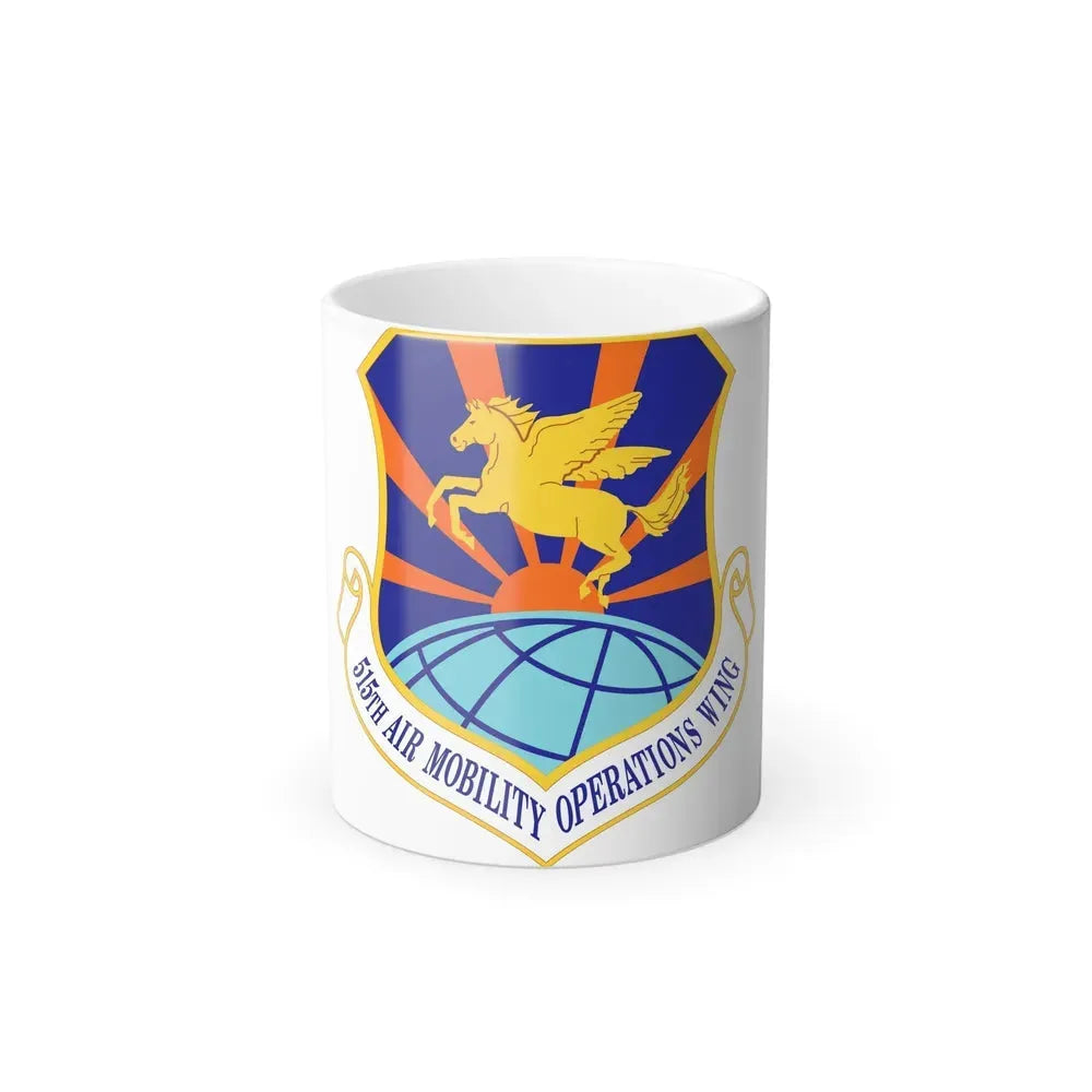 515 Air Mobility Operations Wing AMC (U.S. Air Force) Color Changing Coffee Mug 11oz - Go Mug Yourself