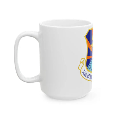 515 Air Mobility Operations Wing AMC (U.S. Air Force) White Coffee Mug - Go Mug Yourself